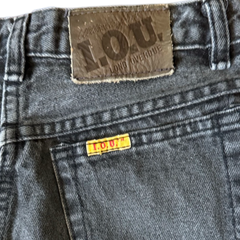Vintage 90s I.O.U Grey Denim Shorts