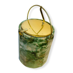 MCM Gold Marbled Ice Bucket