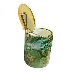 MCM Gold Marbled Ice Bucket