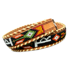 Vintage Southwestern Beaded Belt (26-30”)