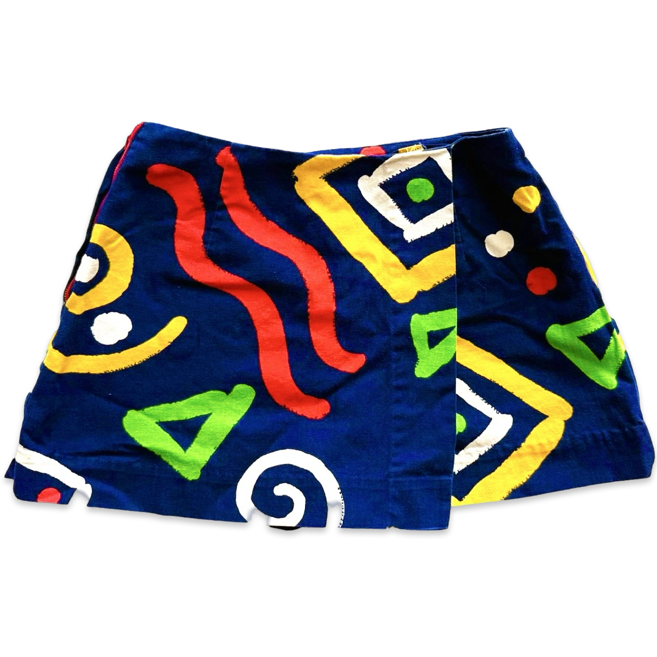 Vintage 80s Abstract Skort