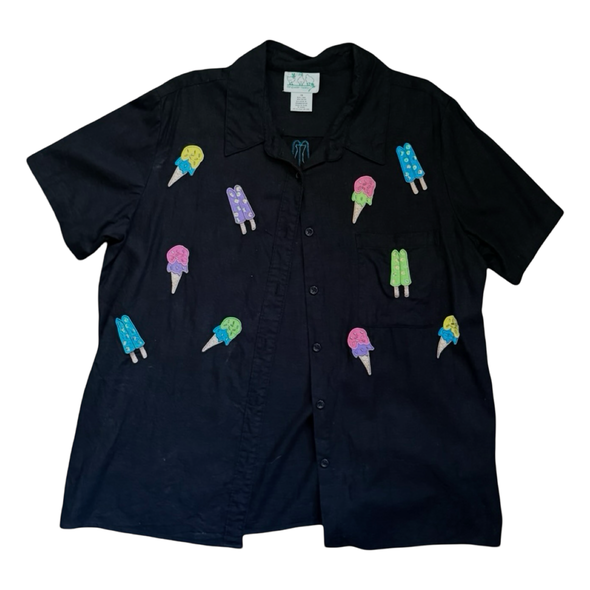 Vintage Ice Cream Button Down