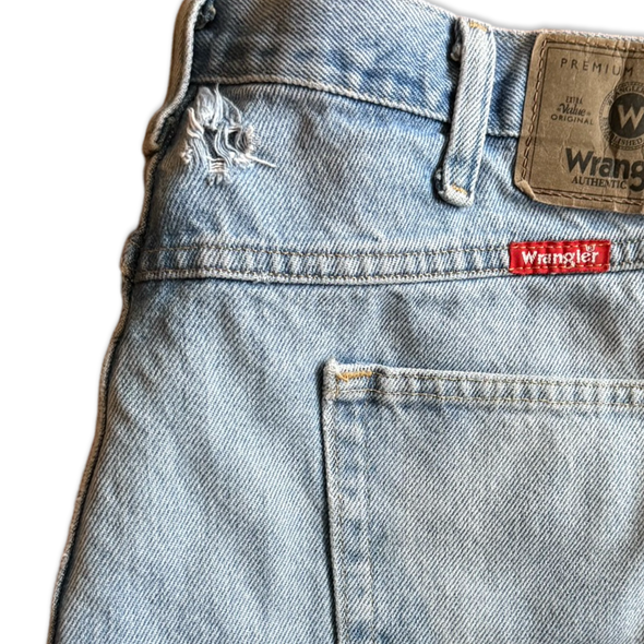 Vintage 80s Wrangler Light Wash Denim Shorts (38)