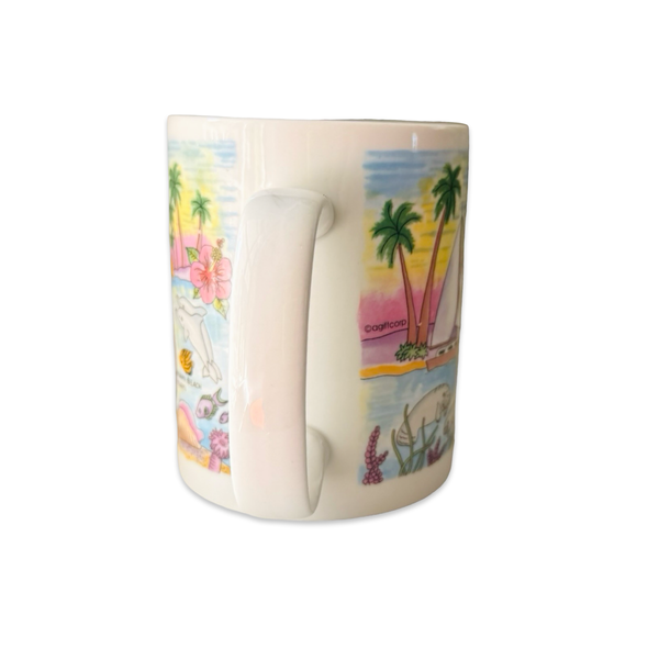 Vintage 90s Florida Mug