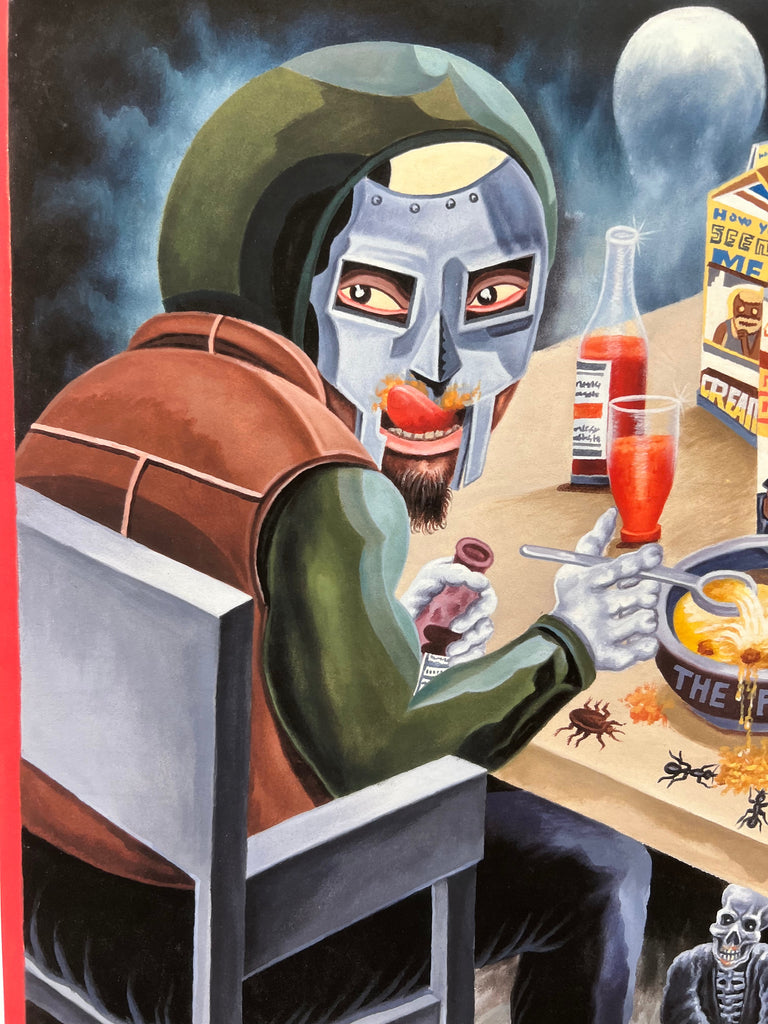 MF DOOM Mm..Food - Archival Giclée Print from Static Medium by Mr. Nana Agyq (Artist’s Proof)