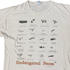 Vintage Distressed Endangered Feces Tee (XL)