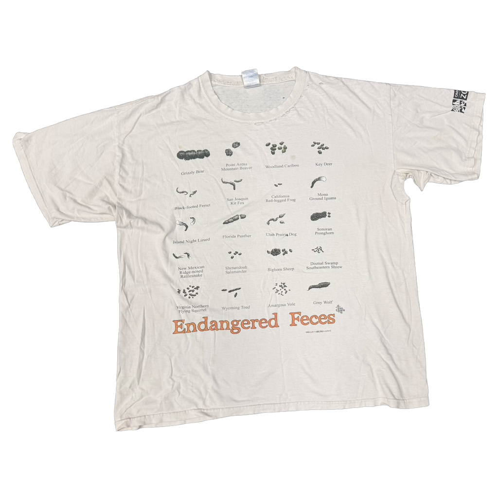 Vintage Distressed Endangered Feces Tee (XL)