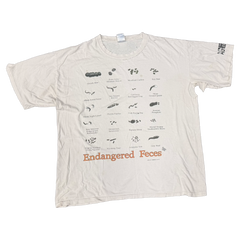 Vintage Distressed Endangered Feces Tee (XL)