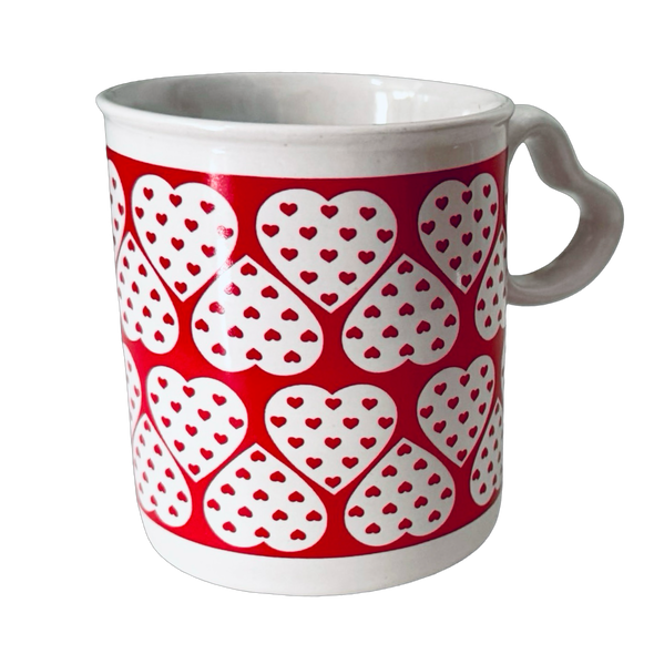 Vintage 90s Heart Mug