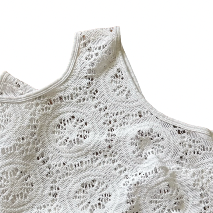 Vintage Bisou Mesh Tank (L)