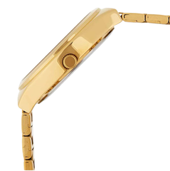 Casio Unisex White Dial Gold Stainless Steel Band Quartz Watch