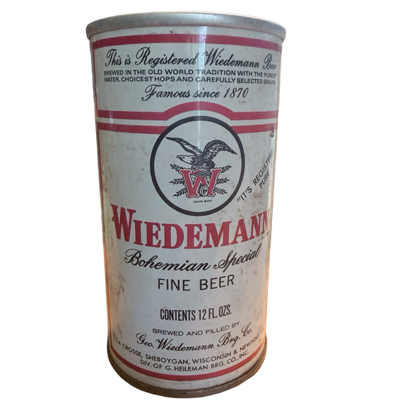 Vintage Wiedemann Bohemian Special Pull Top Beer Can