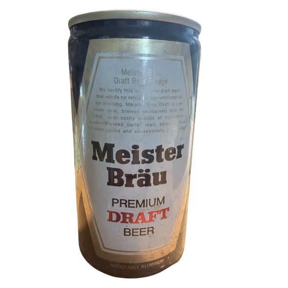 Vintage Meister Brau Pull Top Beer Can