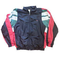 Vintage 90's Janzen Lined Nylon Colorblock Tracksuit (L)