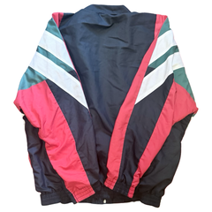 Vintage 90's Janzen Lined Nylon Colorblock Tracksuit (L)