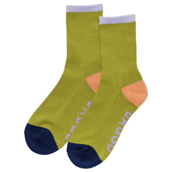 Baggu Ribbed Sock - Lemongrass Mix