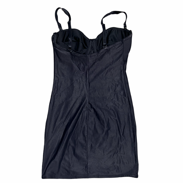 Y2k Fredricks of Hollywood Bodycon Black Slip