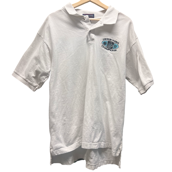 Vintage 1999 Embroidered Knit Spurs Champions Polo (L/XL)