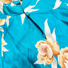 Vintage Hilo Hattie Hawaiian Maxi Dress (M/L)