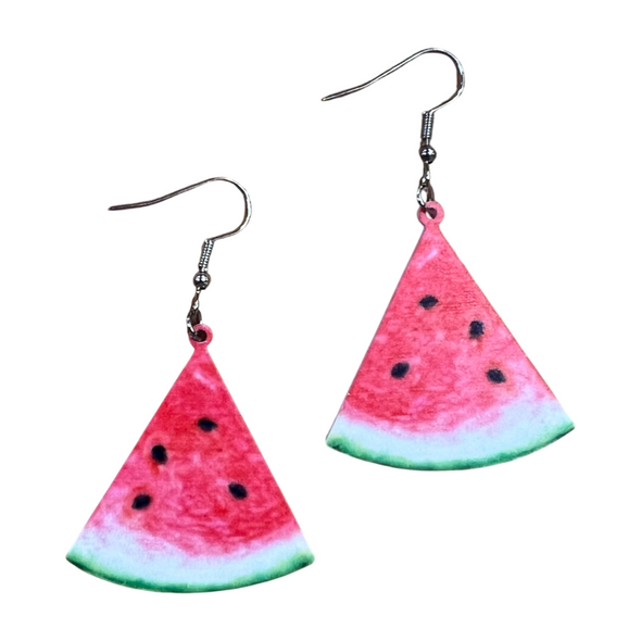 Juicy Juicy Earrings - Watermelon