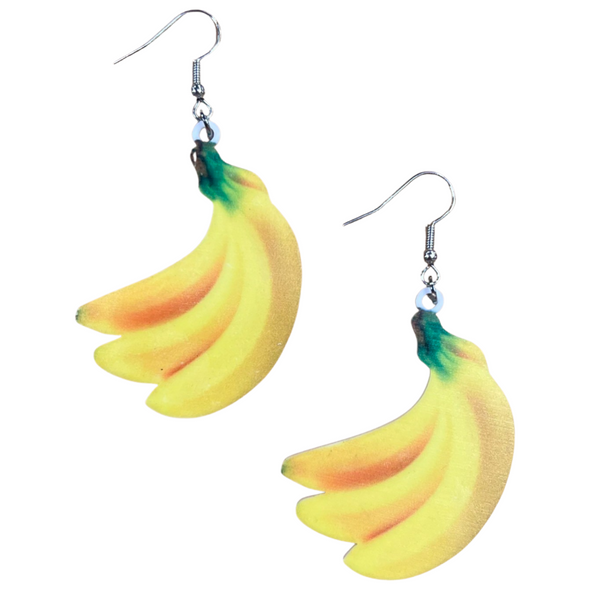 Juicy Juicy Earrings - Bananas