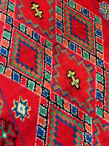 IN-STORE PICK-UP ONLY Vintage Hand-Woven Moroccan Berber Rug (Primary Colorway)