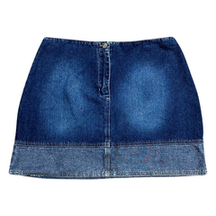 Vintage 90's Denim Mini Skirt (L)