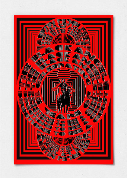 The Black Angels Poster by Christian Bland