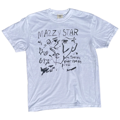 Mazzy Star Tee - White - Ships Week of 9/21