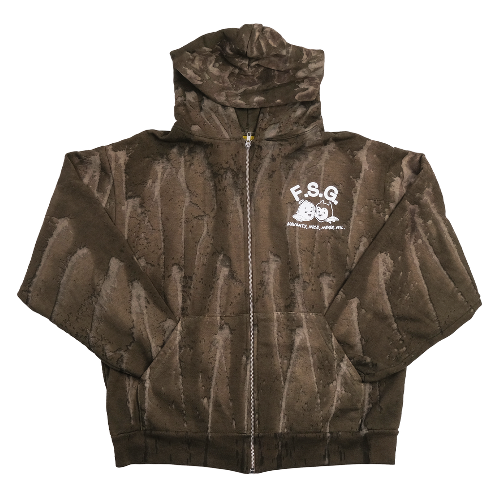 Never Evil Zip Up Hoodie