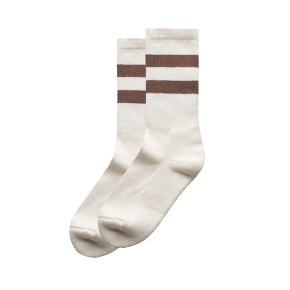 Relax Stripe Socks 2 Pack - Off White