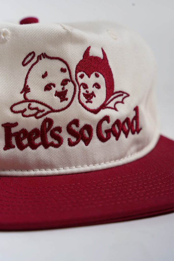 Standard Issue Two Tone Hat - Natural/Red