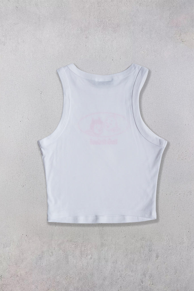 Never Evil Racer Tank - White - LAST CHANCE!