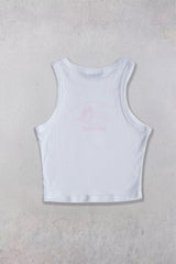 Never Evil Racer Tank - White - LAST CHANCE!