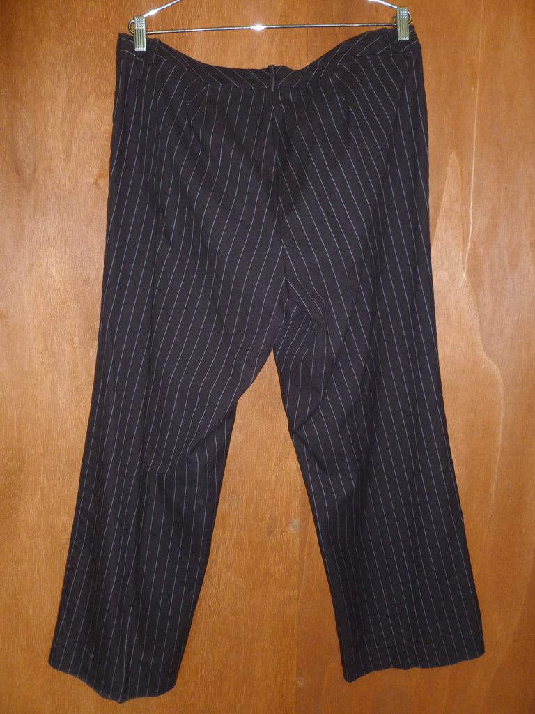 Ralph Lauren Chocolate Pinstripe Trouser (16)