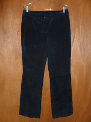 Black Bootcut Suede Pant (8)