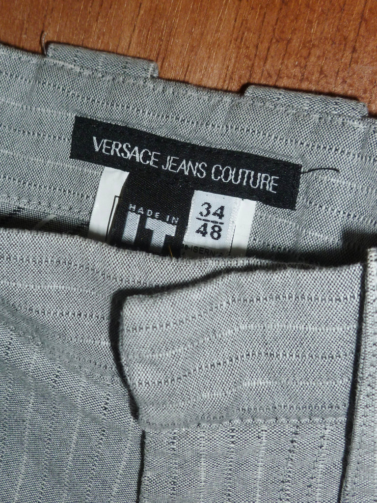 Versace Grey Pinstripe Trouser (34")