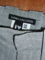 Versace Grey Pinstripe Trouser (34")