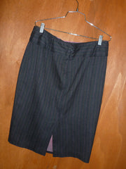 Pink Pinstripe Pencil Skirt (10)