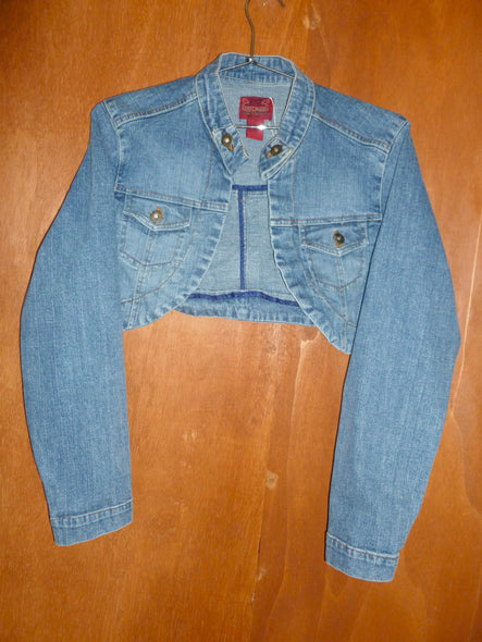 Denim Long Sleeve Bolero (XL)
