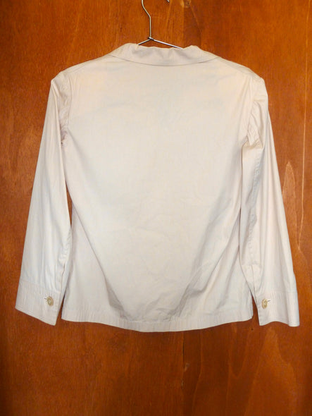 Jil Sander Ballet Pink Cotton Shacket (36)