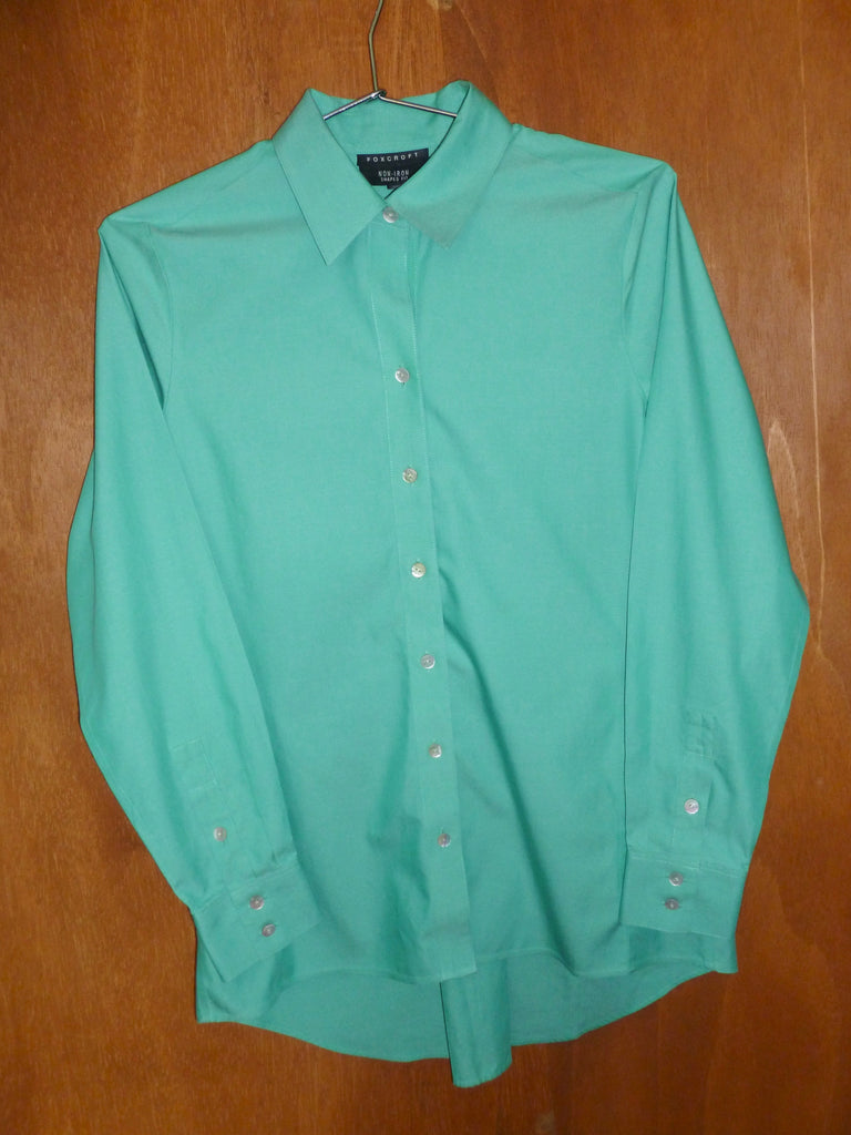 Structured Seafoam Button Up (M)