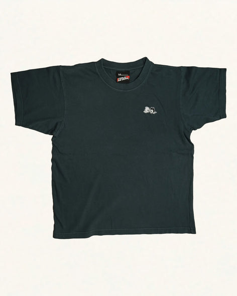 Never Evil Embroidered Perfect Tee - Midnight Navy