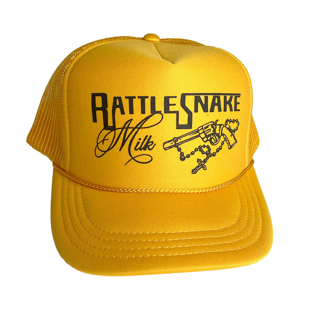 Rattlesnake Milk Trucker Hat - Gold