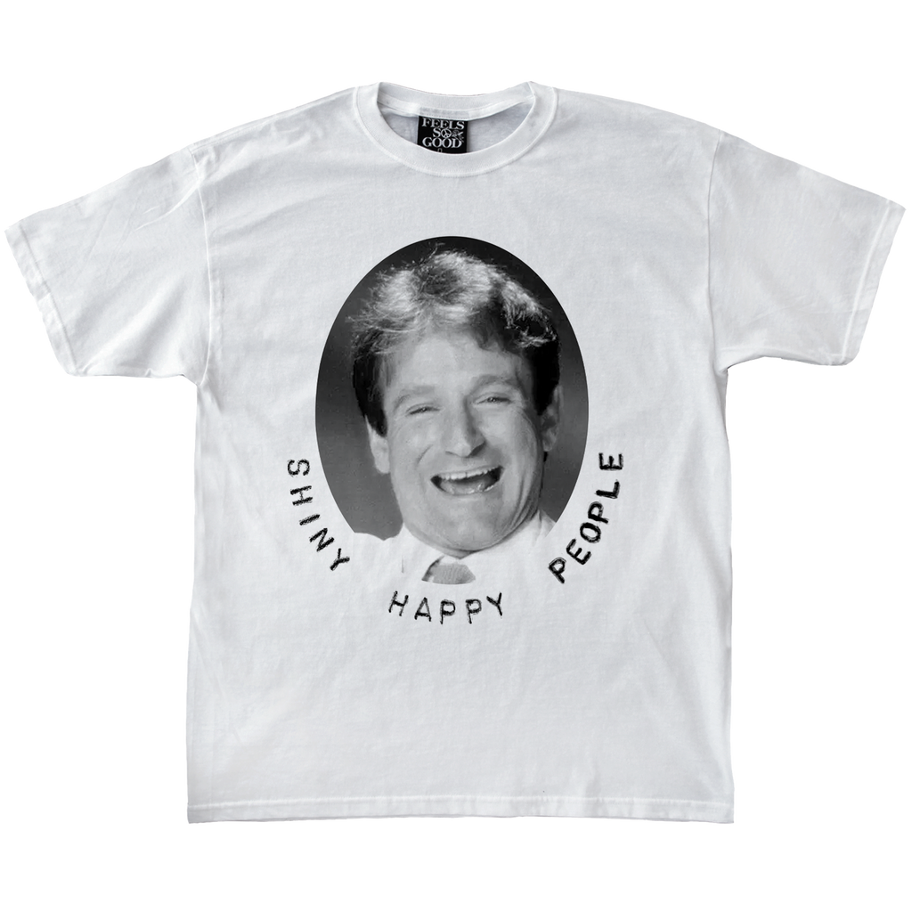 Shiny Happy People - White - Ships Week of 6/29
