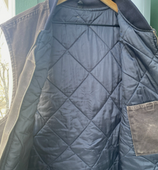 VTG Carhartt Vest 2XL Men's USA Union Brown Full Zip Quilt Lined Canvas V02 CHT