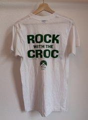 VTG 80s Crocodile Dundee Movie Promo T-Shirt Adult Medium Paramount 75’th Movie