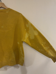 Vintage Sweatshirt Mens Large Yellow  West Virginia University Graphic 90s