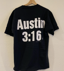 VTG 90s WWF Stone Cold Steve Austin 3:16 T-Shirt Black Large New With Tags