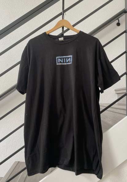 Y2K NINE INCH NAILS LIVE WITH TEETH 2005 2 SIDED TOUR Dates t-shirt XXL